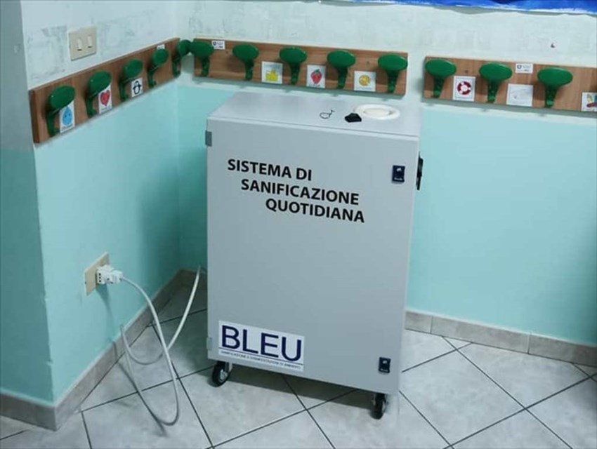 Castelmauro all’avanguardia: 4 macchine sanificatrici per combattere il virus a scuola e sul Comune