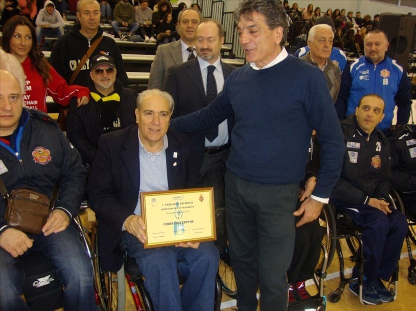 Umberto Anzini con il Presidente Nazionale Fipic Fernando Zappile