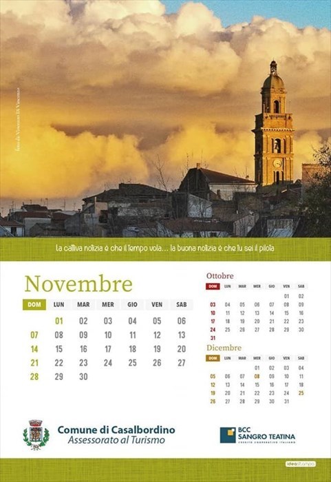 Casalbordino si racconta attraverso un calendario fotografico