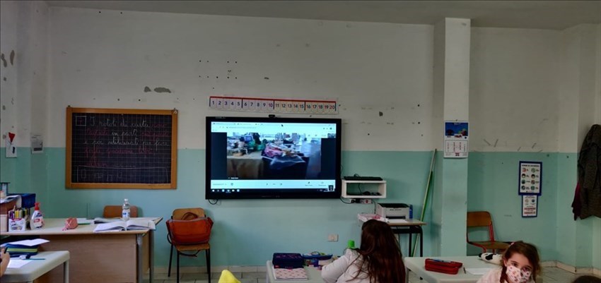 La 2°C della scuola Spataro di Vasto in collegamento web scopre il "Mercato Santa Chiara"