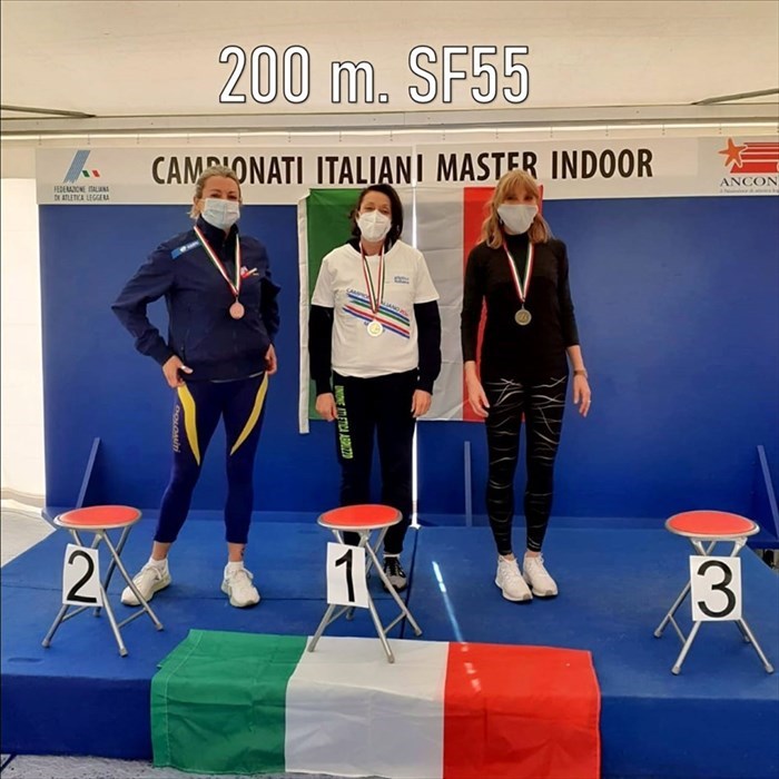 Doppio oro per Miriam Di Iorio ad Ancona nei Campionati Italiani Individuali Indoor Master