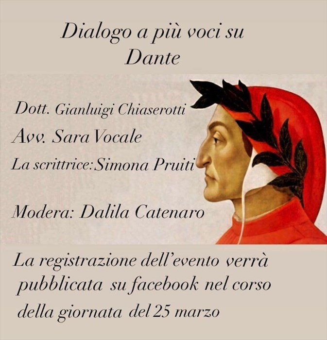 “Dialogo a più voci su Dante” con la giovane scrittrice termolese Dalila Catenaro