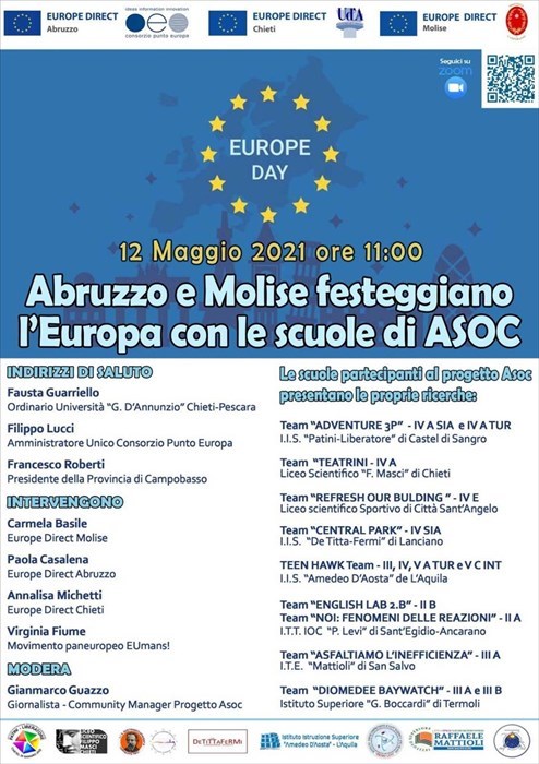 Europe Day: a rappresentare il Molise l'istituto Boccardi-Tiberio