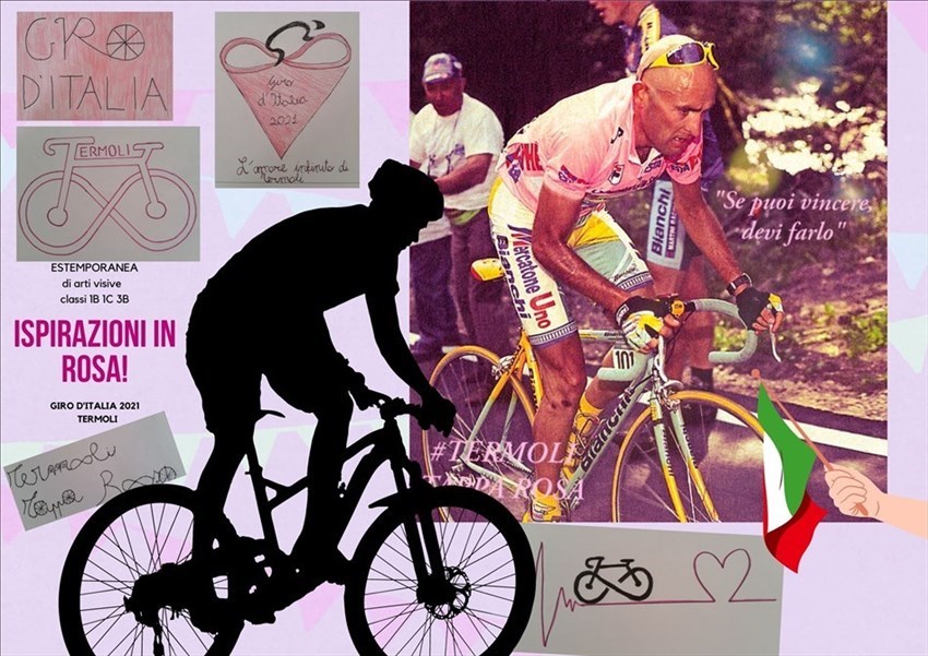 Termoli, la bici e il rosa: l’I.c. Bernacchia omaggia il Giro d’Italia