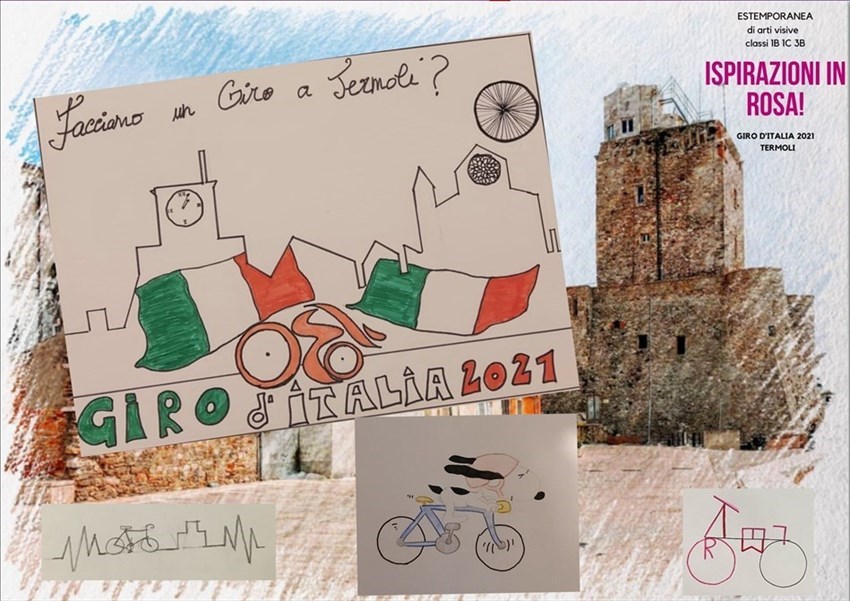 Termoli, la bici e il rosa: l’I.c. Bernacchia omaggia il Giro d’Italia