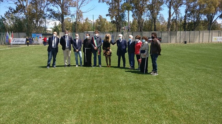 Inaugurato il campo di calcio di Vasto Marina, intestato a “Padre Fulgenzio Fantini”