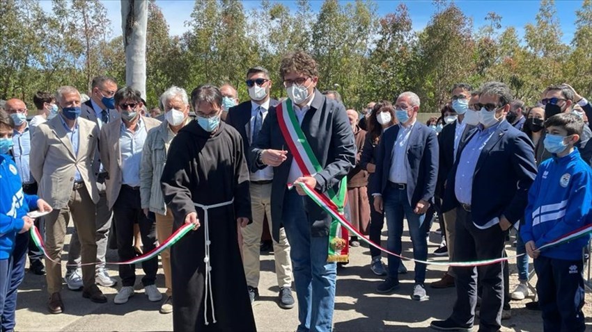 Inaugurato il campo di calcio di Vasto Marina, intestato a “Padre Fulgenzio Fantini”