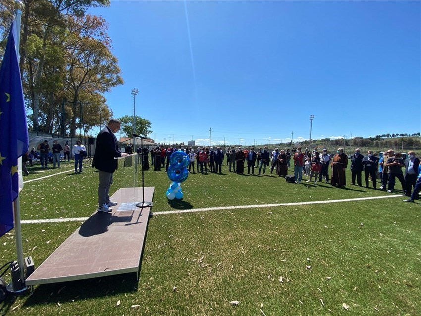 Inaugurato il campo di calcio di Vasto Marina, intestato a “Padre Fulgenzio Fantini”