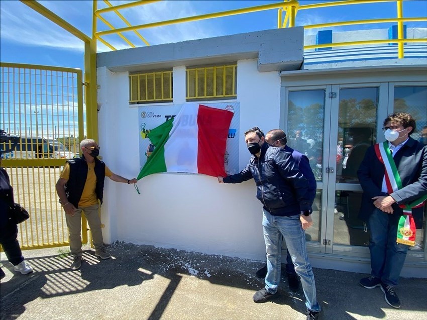 Inaugurato il campo di calcio di Vasto Marina, intestato a “Padre Fulgenzio Fantini”