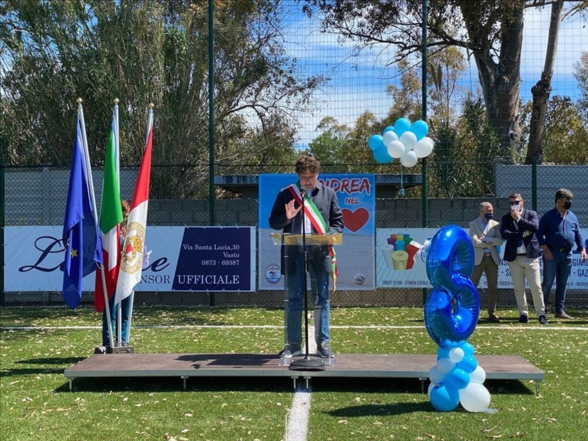 Inaugurato il campo di calcio di Vasto Marina, intestato a “Padre Fulgenzio Fantini”