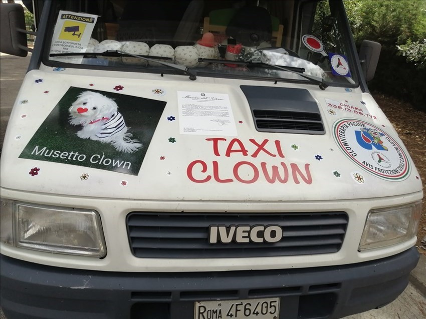 Taxi di Paciok a Vasto: "La Clownterapia è anche riabilitazione psico-fisica"