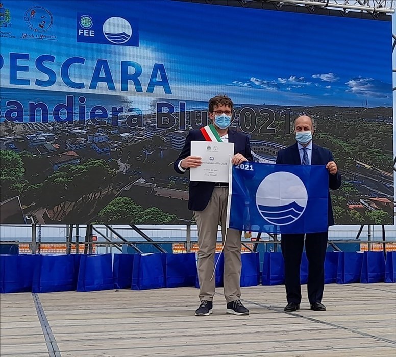 Bandiera Blu, a Pescara la cerimonia di consegna 2021