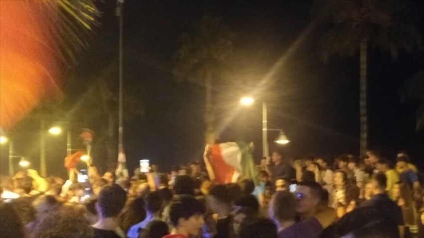 L'Italia vince gli Europei ai rigori contro l'Inghilterra, festa grande per le strade di Vasto