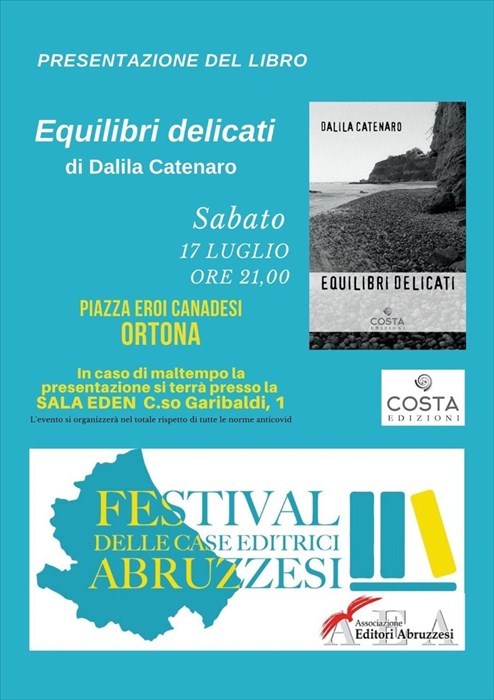 A Ortona, la quarta tappa di presentazione per “Equilibri delicati” di Dalila Catenaro