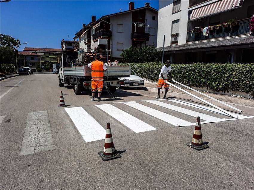 Al via i lavori di rifacimento della segnaletica stradale di Fossacesia