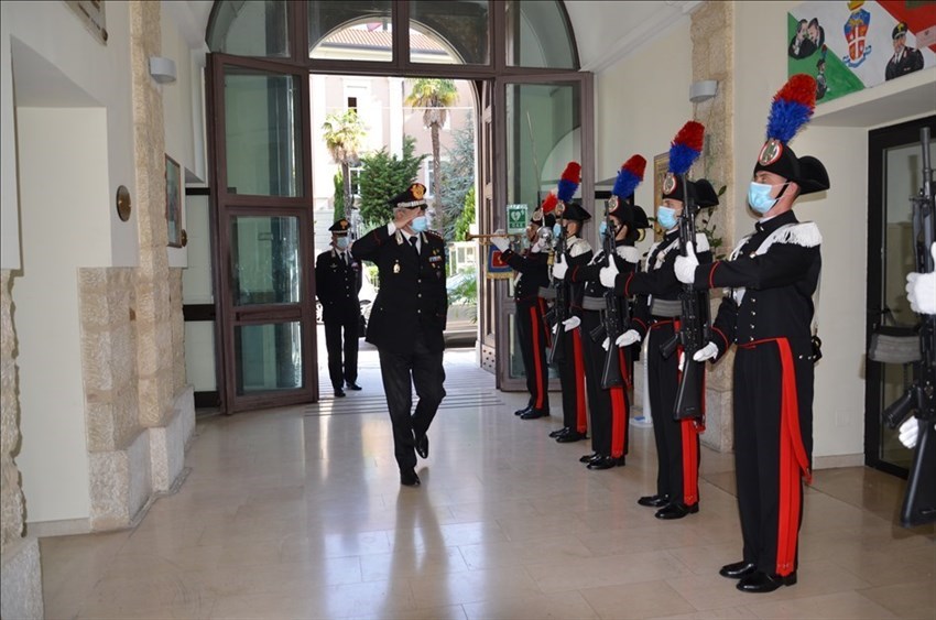 Carabinieri: visita del Generale Mezzavilla, Comandante Interregionale “Ogaden” al Comando Provinciale di Campobasso