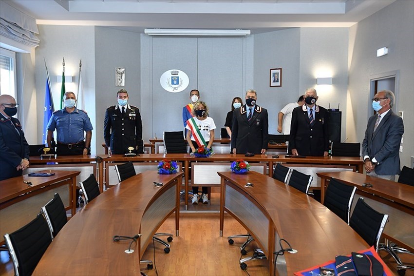 Nuovi soci dell’Associazione Nazionale Carabinieri, cerimonia in Comune