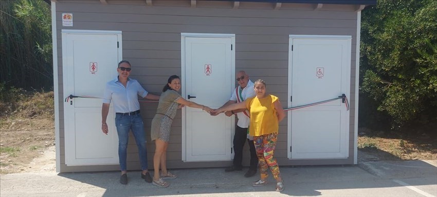 Inaugurati i nuovi bagni pubblici a Casalbordino Lido