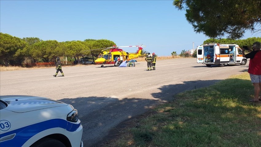 Gravi le condizioni della 32enne rimasta ferita sull'A14, trasferita in elicottero a Pescara