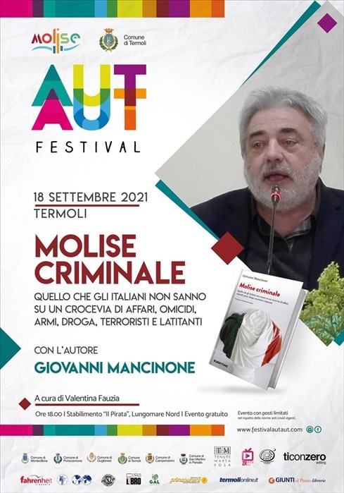 Locandina Aut Aut Festival 'Il Molise criminale' di Giovanni Mancinone