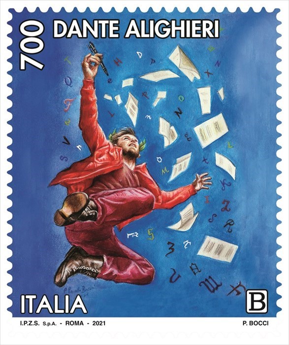 Poste, emessi oggi tre francobolli dedicati a Dante Alighieri