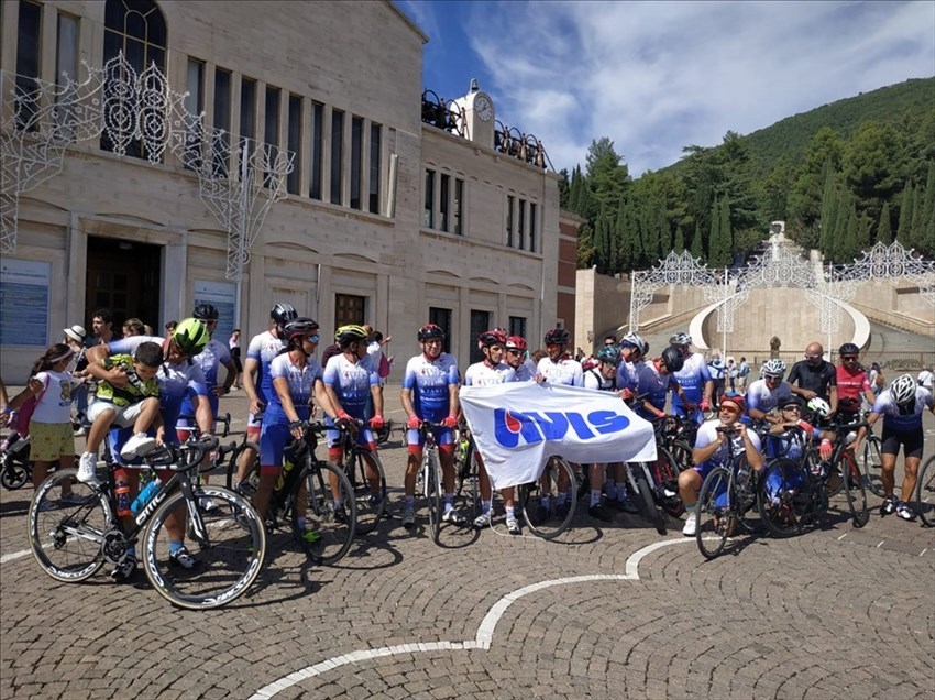 "Entusiasmo al pellegrinaggio in bici a San Giovanni Rotondo: grazie al presidente Spadaccini"