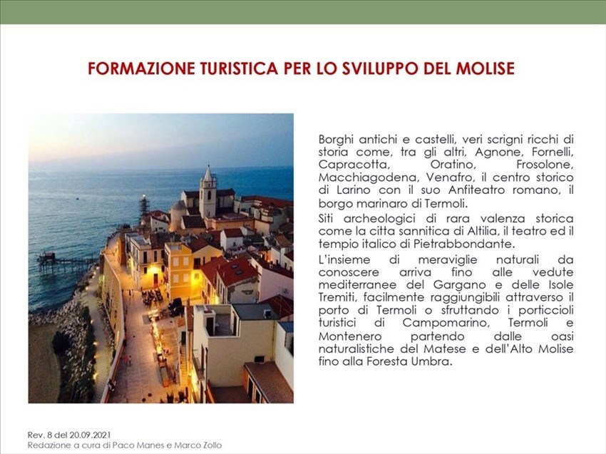 Presentata alla sede UniMol di Campobasso il progetto relativo alla Fondazione “ITS Turismo e Cultura Molise”