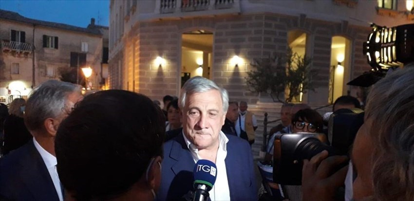 Tajani a Vasto: "Le nostre proposte fanno realizzare i sogni di ciascun cittadino"