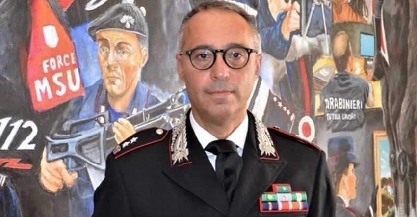 Il comandante provinciale dell'Arma Luigi Dellegrazie