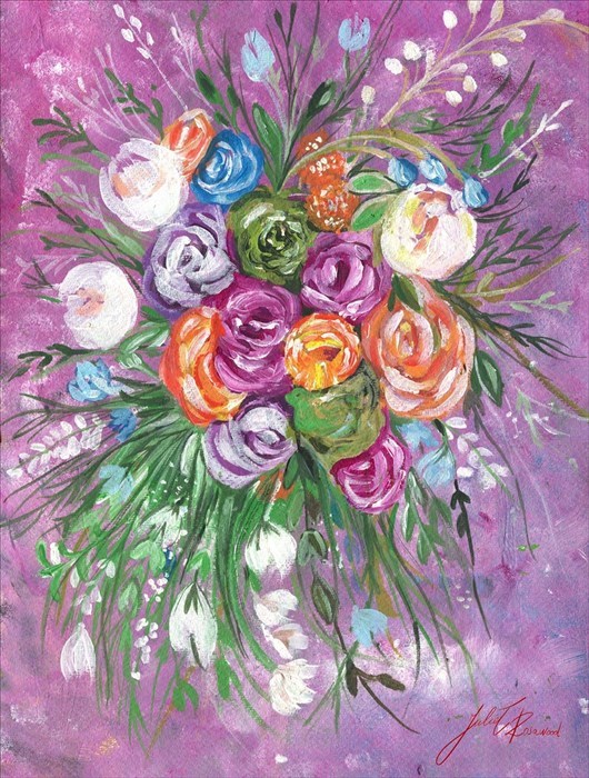 Triumph of flowers -  di Giulia D'Aloia in arte Juliet Rosa Wood.