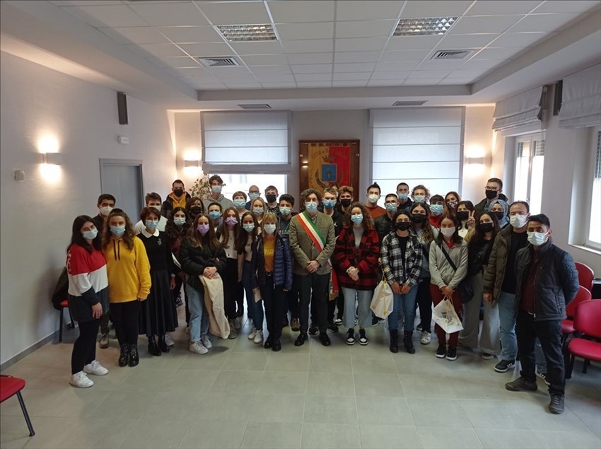 Scambi Erasmus+, studenti in visita al Municipio di San Salvo