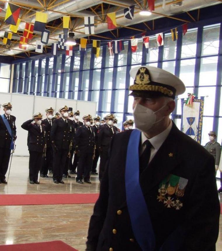 L’Ammiraglio Giuseppe Meli lascia il servizio attivo
