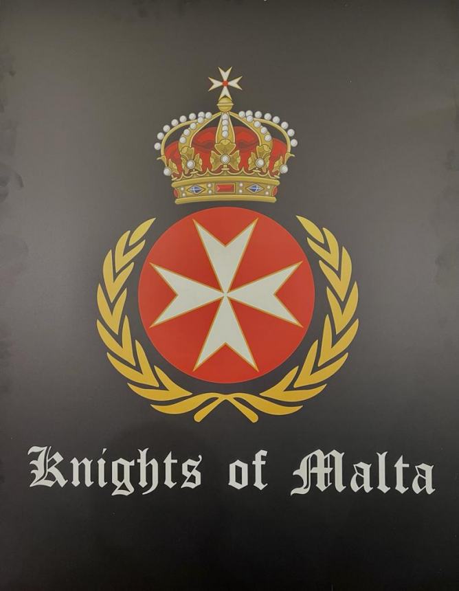 Achille Salerno e sua moglie Solange nell’ordine dei Cavalieri di Malta 