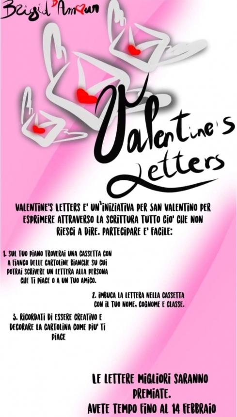 Valentine's letters: all'istituto Brigida si riscopre la scrittura su carta