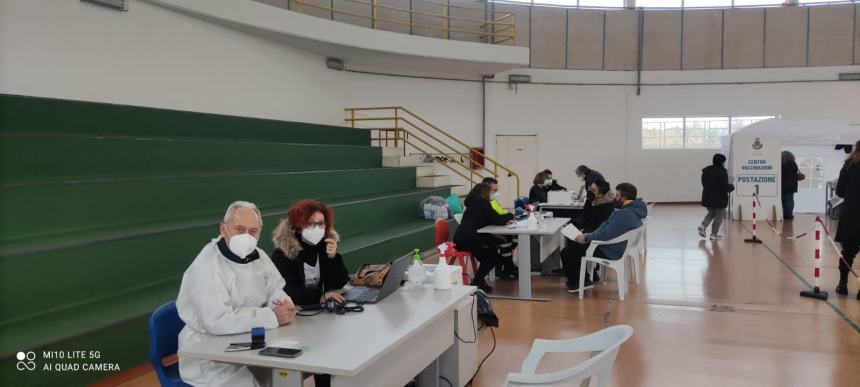 Vaccinazioni anti Covid, nel weekend a San Salvo vaccinate 350 persone