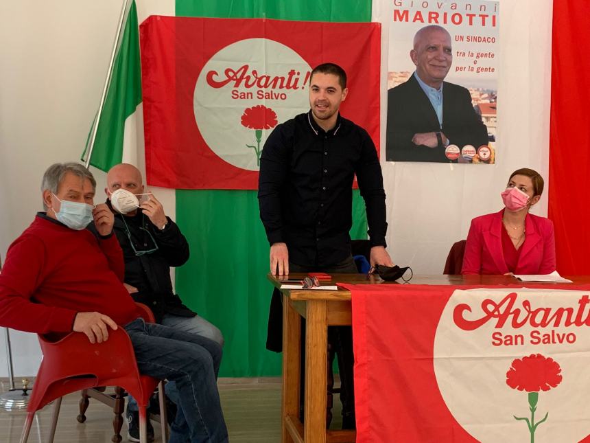 Alex Colasante e Ana Iuliana Besleaga, i più giovani candidati di "Avanti San Salvo"