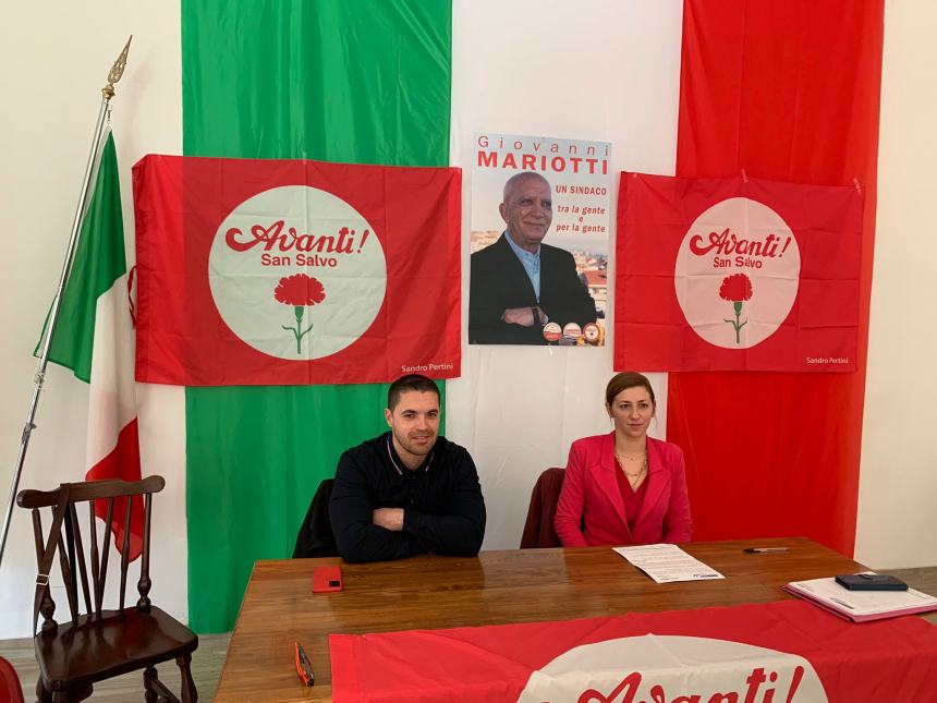 Alex Colasante e Ana Iuliana Besleaga, i più giovani candidati di "Avanti San Salvo"