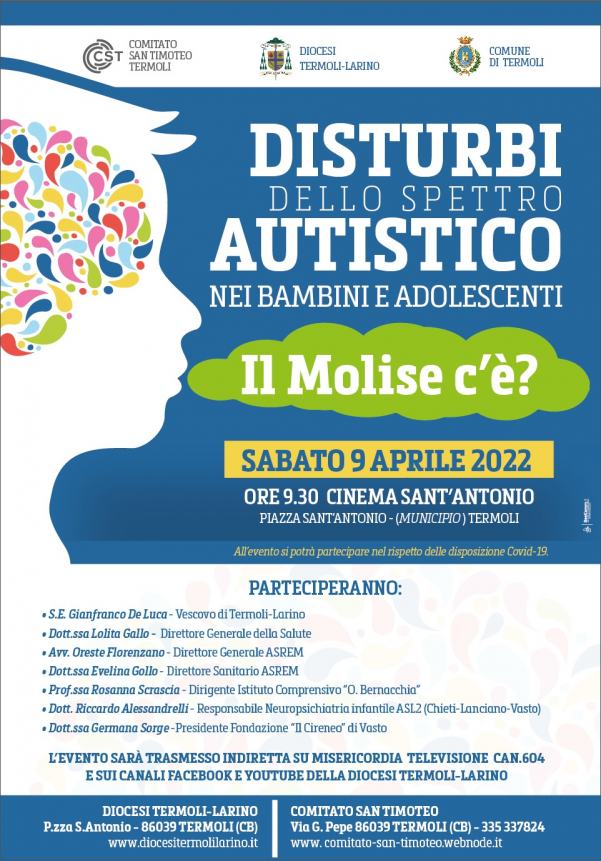 Locandina convegno autismo a Termoli