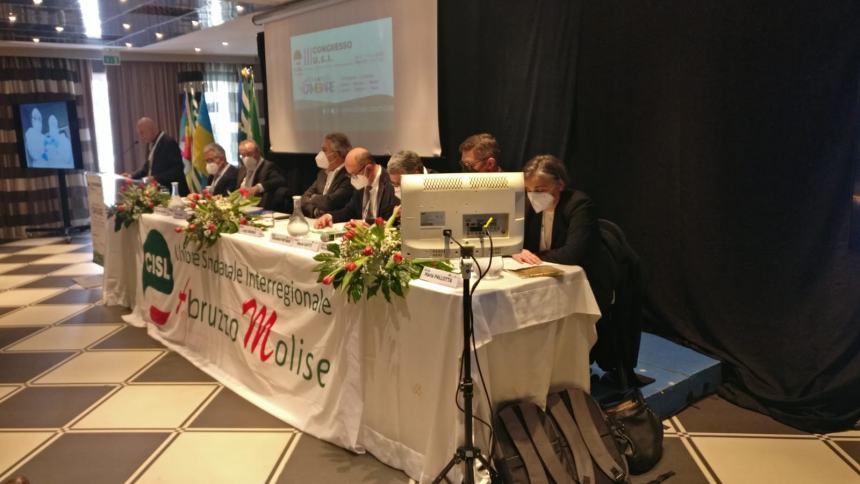 Congresso regionale della Cisl Abruzzo e Molise a Vasto