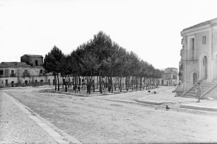 San Martino in Pensilis - Anni '40 - I 63 pini in ricordo dei caduti della Grande Guerra.