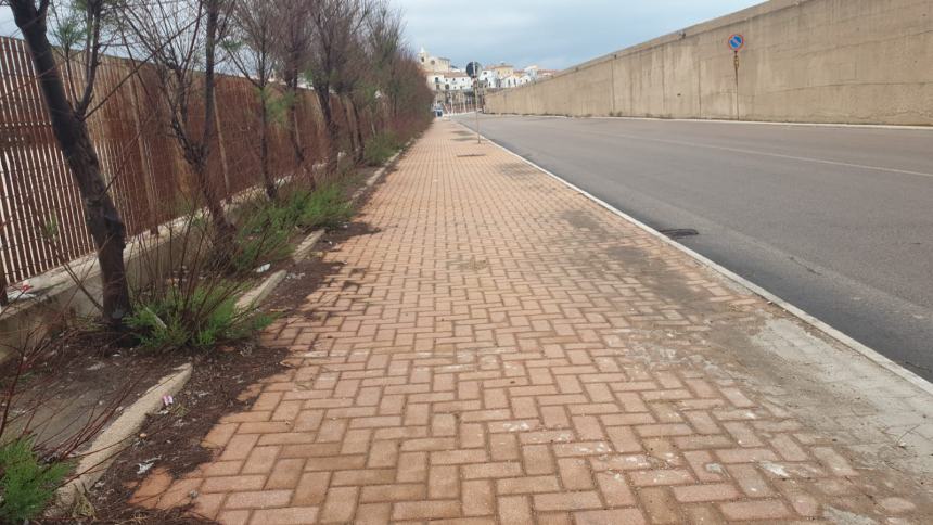 Nuovo percorso pedonale al porto 