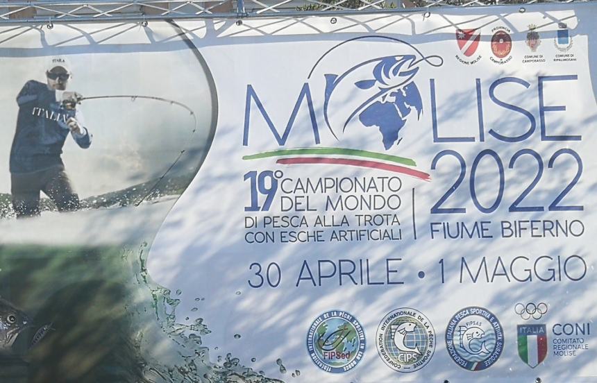 Pesca sportiva, parte il campionato del mondo sul Biferno