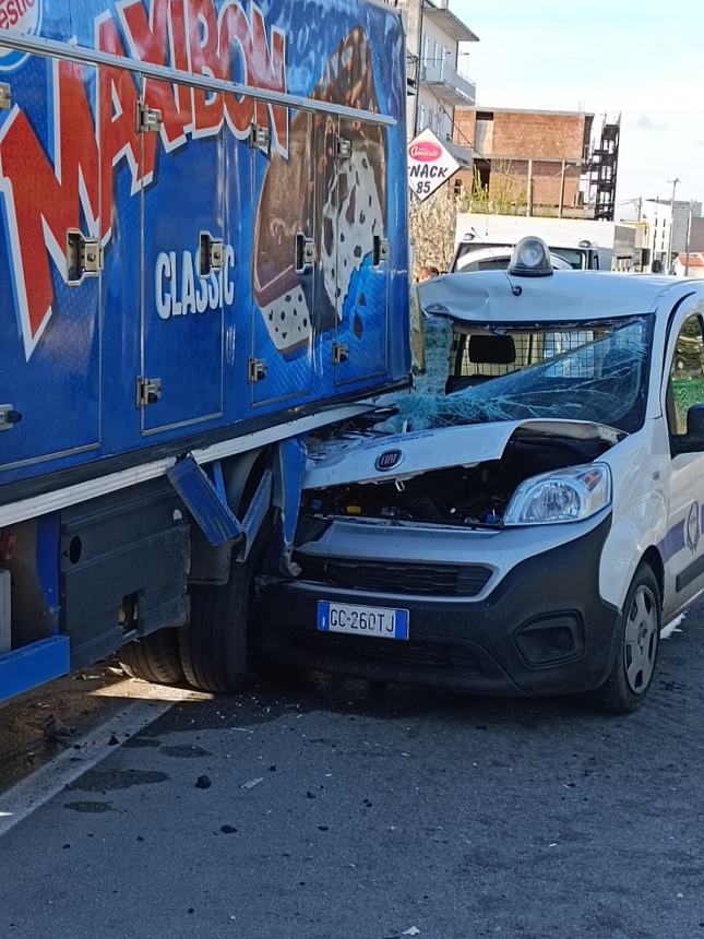 Scontro in contrada Colle delle Api