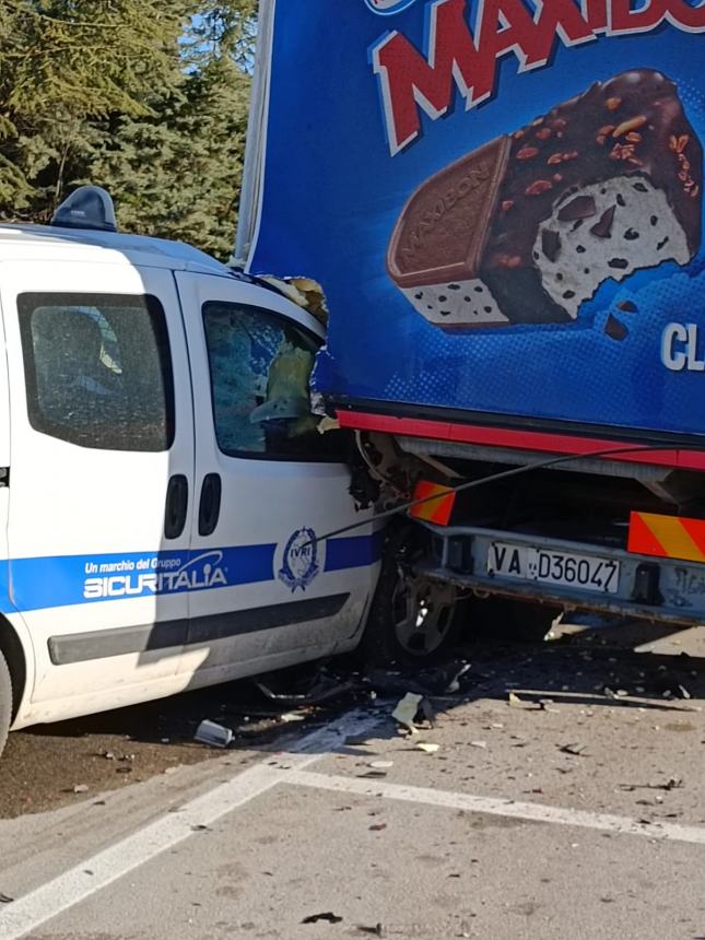 Scontro in contrada Colle delle Api