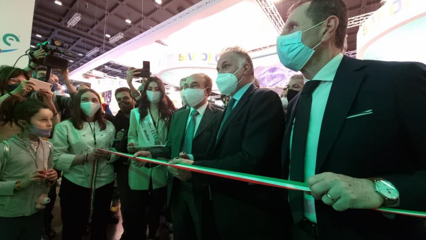 Il Ministro Garavaglia inaugura lo stand del Molise alla Bit MIlano 2022