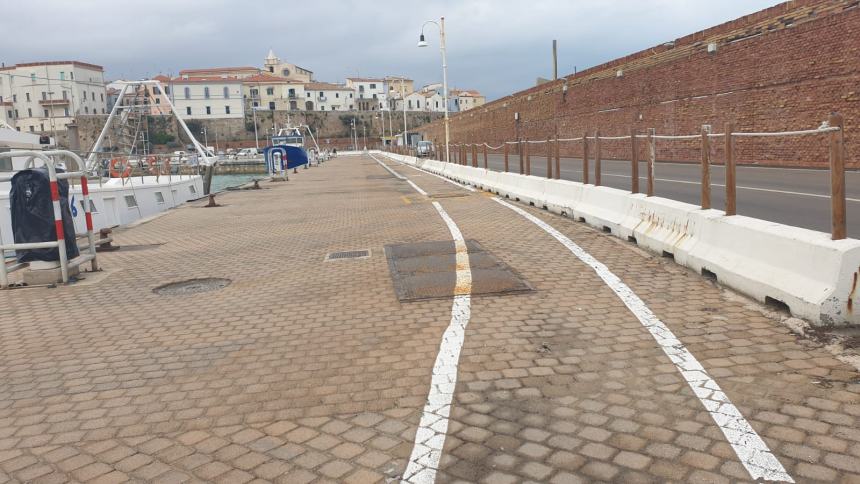 Nuovo percorso pedonale al porto 