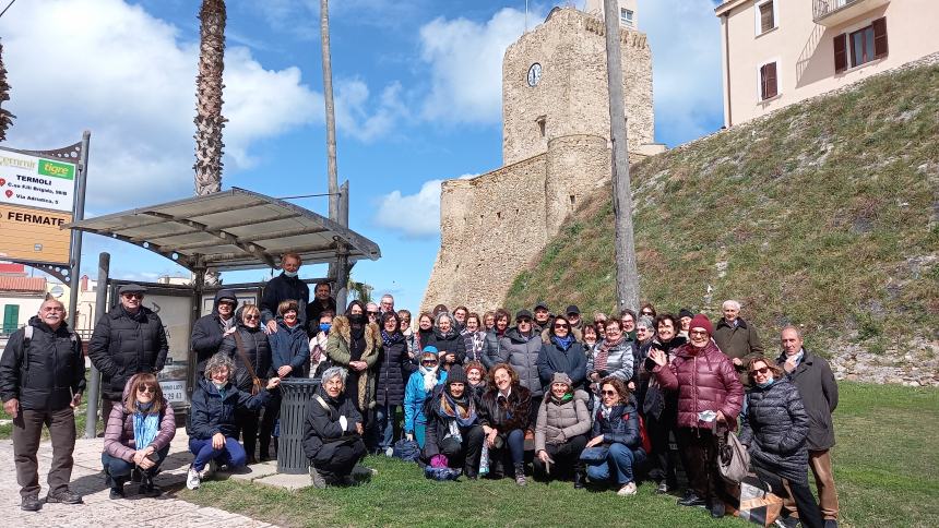 Soci dell'Archeoclub della Marsica in visita a Termoli e dintorni.