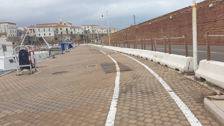 Nuovo percorso pedonale al porto 