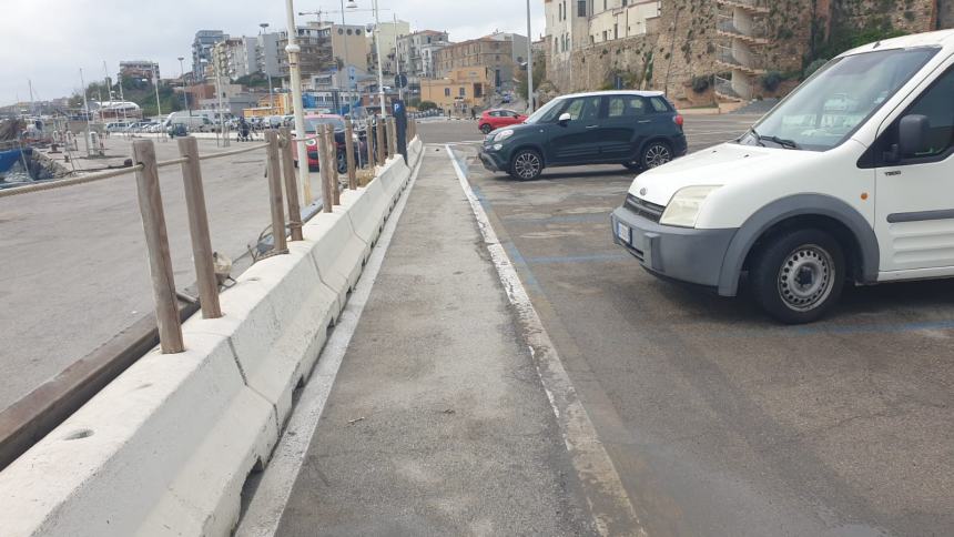 Nuovo percorso pedonale al porto 