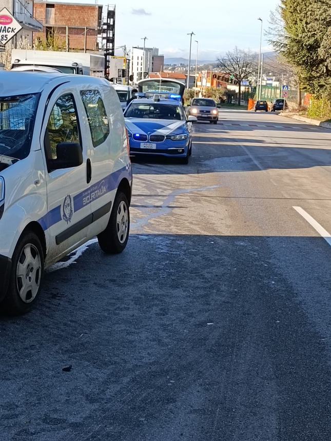 Scontro in contrada Colle delle Api